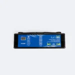 TurnAll besturingseenheid met blauw bedieningspaneel, urendisplay en draai-interval van 30/60/90 minuten.