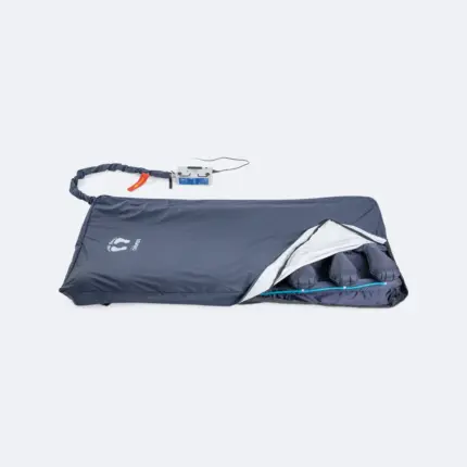 Turn All wisselligsysteem tegen decubitus. Een juiste drukverdeling is belangrijk. Een juiste ligpositie helpt met doorslapen.