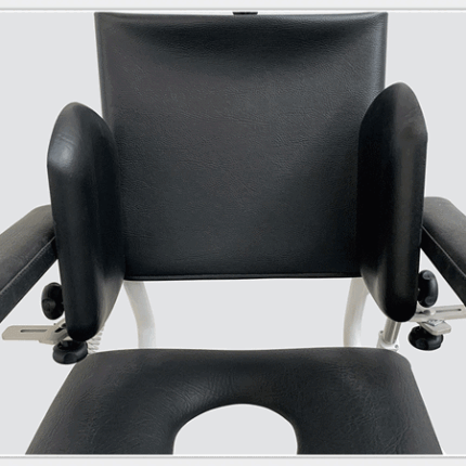 PU zijsteun, in hoogte en diepte verstelbaar. Foto 2