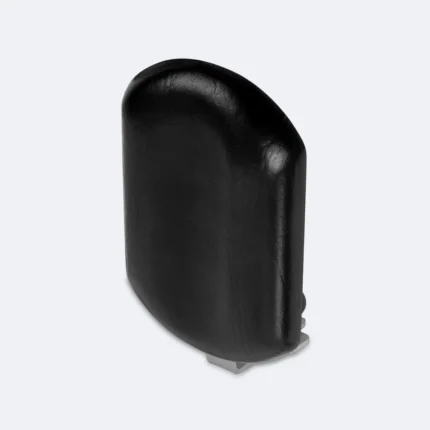 PU zijsteun, in hoogte en diepte verstelbaar.