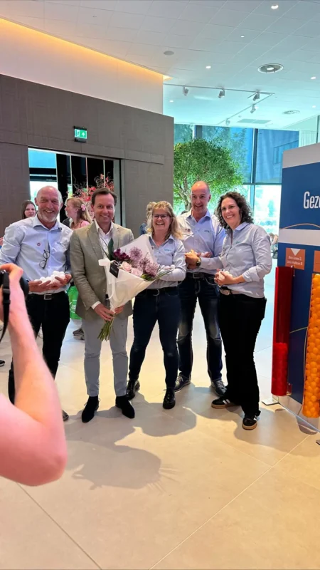 ontvangst innovatieprijs voor doffie