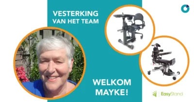 Versterking van het team. Welkom Mayke.