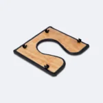 Gepolsterde zitting, open achterzijde - Afbeelding 3