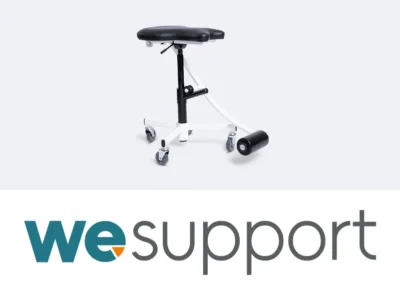 WeSupport family knop met afbeelding van een Soqqie