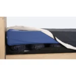 Detail van de blauwe kantelcellen van het Turn All PressureCare-systeem onder de matrashoes